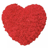 Handmade Red Heart Shape Rose