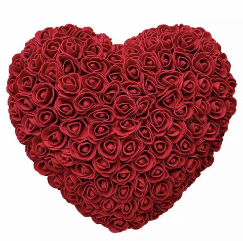 Handmade Red Wine Heart Shape Rose