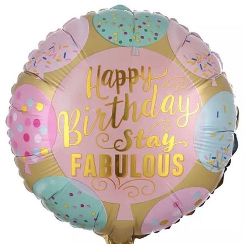Happy Birthday Fabulous Balloon 18inch