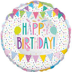 Happy Birthday Party Balloon (18in)