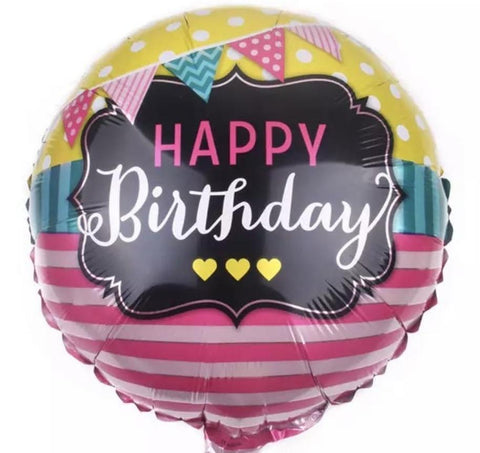 Happy Birthday Party Balloon 18inch - Flowers Box London