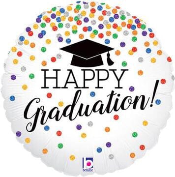Happy Graduation! Helium Balloon 18inch - Flowers Box London