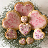 Heart Biscuits - Flowers Box London