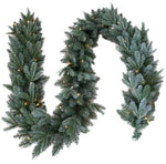 Holiday Fir Natural Garland with Lights