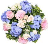 Hydrangea and Roses Bouquet - Flowers Box London