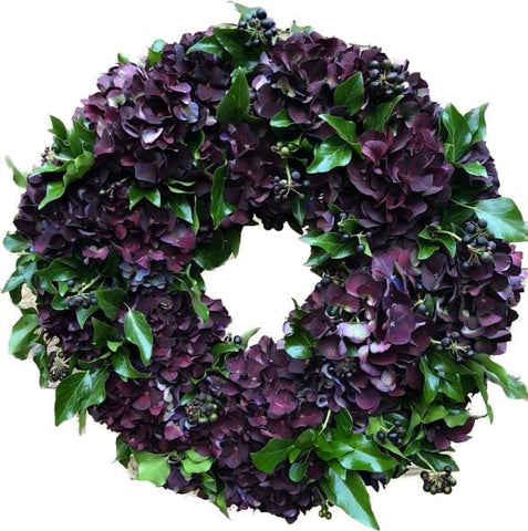 Hydrangea Autumn Wreath