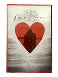 I Love Valentines Card A4 - Flowers Box London