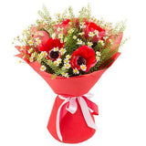 Impressive Red Bouquet - Flowers Box London