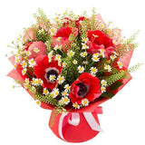 Impressive Red Bouquet - Flowers Box London