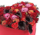 In Autumn Tones Heart Box