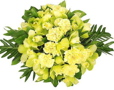 In Green Tones Bouquet - Flowers Box London