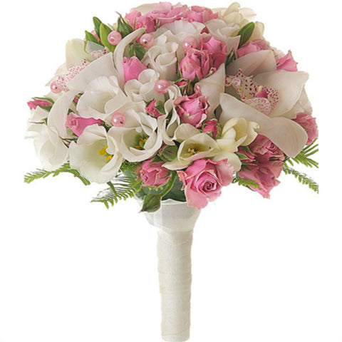 In Pink Pearls Bridal Bouquet