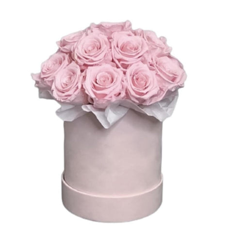 Infinity Roses Hat Box - Rose Head Ø 2cm