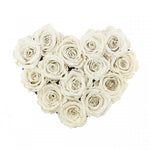 Infinity Roses Heart Box - Rose Head Ø 2cm