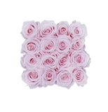 Infinity Roses Square Box - Rose Head Ø 2cm - Flowers Box London