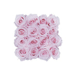 Infinity Roses Square Box - Rose Head Ø 2cm