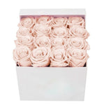 Infinity Roses Square Box - Rose Head Ø 5cm