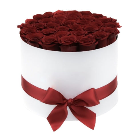 Inifinity Roses Hat Box - Rose Head Ø 3,5 cm