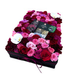 Japanese Drop with Elegant Rose Arrangement Box