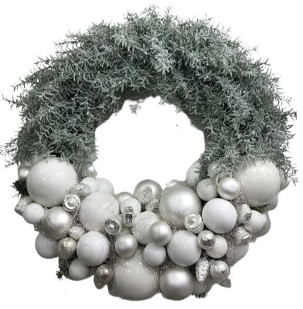 Juniperus Snow Christmas Wreath
