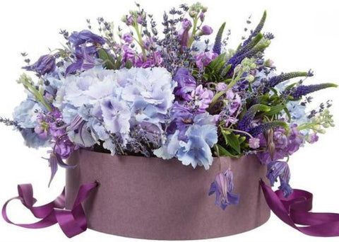 Lavender Field Hat Box