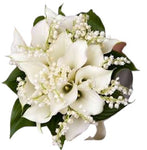 Lily of the Valley with Calla Lily Bouquet - Flowers Box London