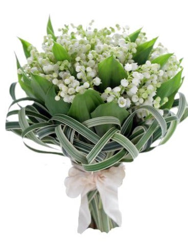 Lily of Valley Crown Bridal Bouquet