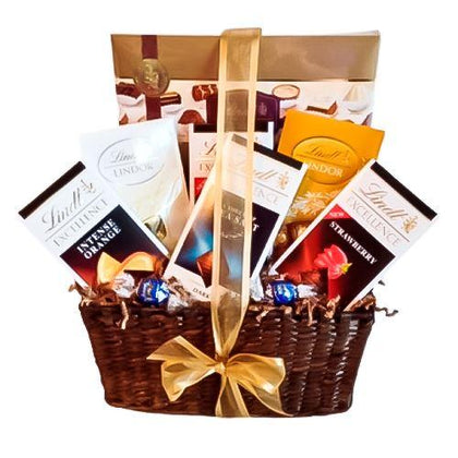 Lindt Chocolate Hamper - Flowers Box London