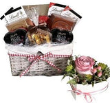 Lindt Hamper with Flowers - Flowers Box London