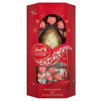 Lindt Lindor Milk Chocolate Shell Egg Large