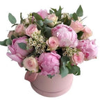 Love Peonies and Roses Box - Flowers Box London