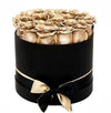 Luxury Gold Roses Box - Flowers Box London - Top-Selling Flower Arrangements - Best Sellers Collection