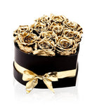 Luxury Gold Roses Hat Box