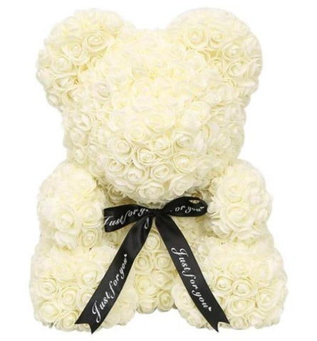 Luxury Milky Rose Teddy Bear