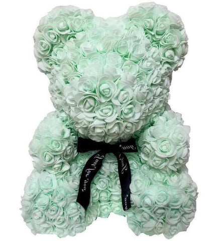 Luxury Mint Teddy Bear - Flowers Box London