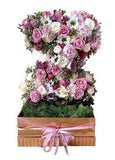 Luxury Personalized Flowers Letter Arrangment - Flowers Box London