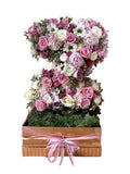 Luxury Personalized Flowers Letter Arrangment - Flowers Box London