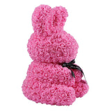 Luxury Pink Rose Rabbit - Flowers Box London