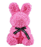 Luxury Pink Rose Rabbit - Flowers Box London
