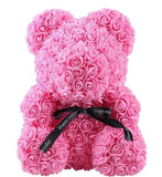 Luxury Pink Rose Teddy Bear