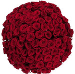 Luxury Red Naomi Roses Bouquet - Flowers Box London