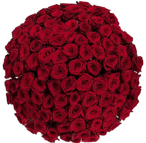 Luxury Red Naomi Roses Bouquet - Flowers Box London