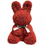 Luxury Red Rose Rabbit