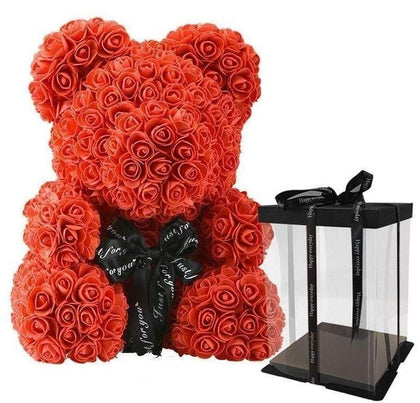 Luxury Red Rose Teddy Bear - Flowers Box London