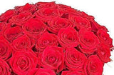 Luxury Red Roses Hat Box