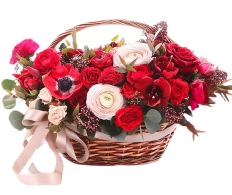 Luxury Romantic Basket - Flowers Box London