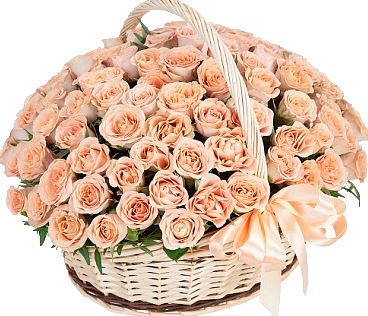 Luxury Roses in Basket
