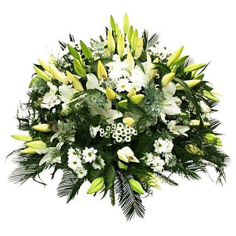 Luxury White Lily Posy - Flowers Box London
