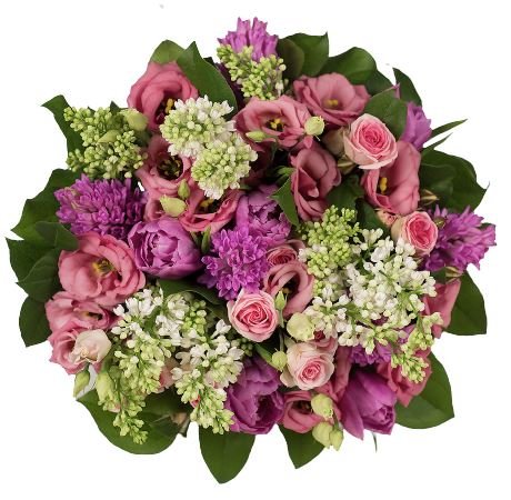 Magical Bouquet with White Lilac - Flowers Box London