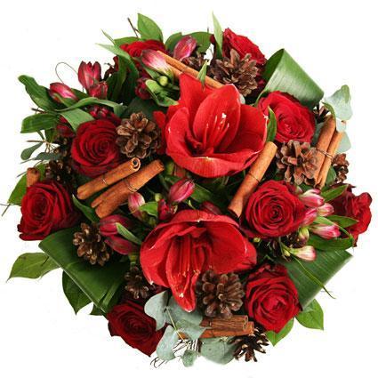 Magical Red Christmas Bouquet